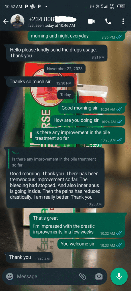 Pile reverse cream and hemorrhoid treatment Nigeria