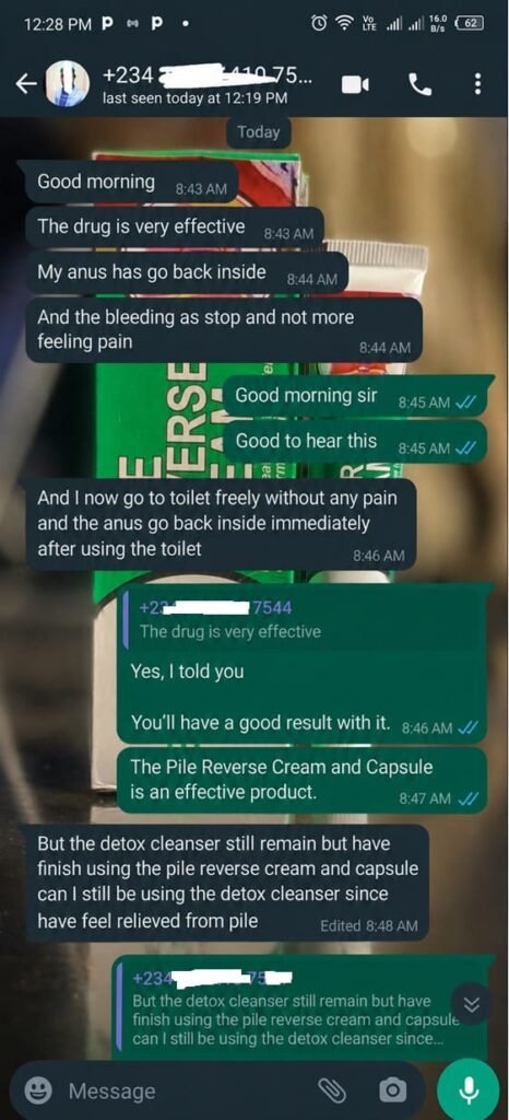 Hemorrhoid/Pile Reverse Cream and Pile Reverse Capsule