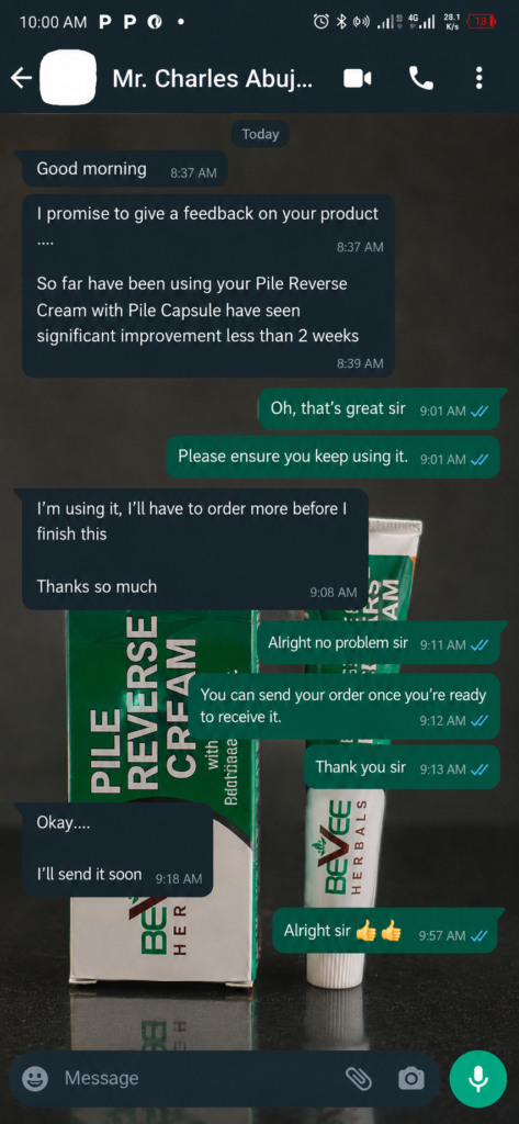 Pile Reverse Cream and Pile Reverse Capsule